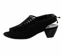 female Komfort Sandalen schwarz schwarz Samtziege 35,5