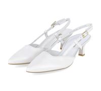 Paul Green Slingpumps - Gr. 37 - Weiß - Glattleder