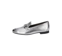 Slipper PAUL GREEN "Paul Green Slipper Leder", Damen, Gr. 38, silber (metallic silber), Leder, Schuhe Slipper (71177411-38) metallic silber