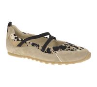 Paul Green Ballerina Mary Jane 1191 Veloursleder Leopard Damen Größe 40,5