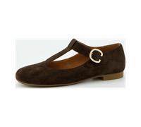 Paul Green Slipper Mary Jane braun T-Steg 1203 für Damen, braun, Größe 38 EU / 5 UK
