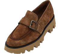 Paul Green Slipper & Mokassin 1050-014, Rauleder, Braun, Damen EU 7/40,5