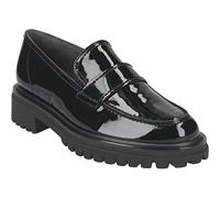 Paul Green Slipper & Mokassin 2683-134, Lack/Brush, Schwarz, Damen EU 7/40,5