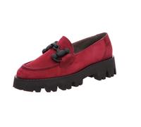 Paul Green Slipper & Mokassin 2987-042, Rauleder, Rot, Damen EU 6,5/40