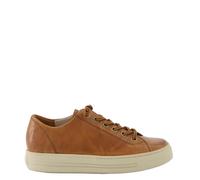 Sneaker PAUL GREEN "Paul Green Sneaker Glattleder", Damen, Gr. 40,5, braun (cognac), Glattleder, Schuhe (32129164-40,5) cognac