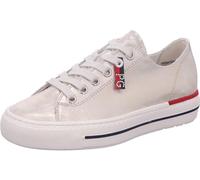 Paul Green 4760-075 Mineral - sportlicher Schnürschuh - Damenschuhe Top Trends, Mehrfarbig, leder (metallic antic) für Damen, silber, Gr. 39 EU / 6 UK