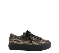 Paul Green Sneaker 4790-818, Reptillederoptik, Schwarz, Damen EU 6,5/40