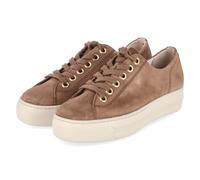Paul Green Sneaker Braun - Gr. 40,5 - Leder und Textil