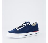 Paul Green Damen Low-Top Sneaker - Wechselfußbett & Orthopädische Einlagen - Leichte Eva-Sohle - Sportschuhe & Sneaker Damen - Blau 54x