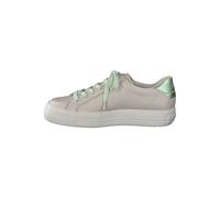 Paul Green Sneaker Glattleder Beige/Grün - 40