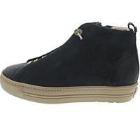 Paul Green Schnürschuh 4024-027 Black/Cognac Leder, flach, Damen Größe 40,5