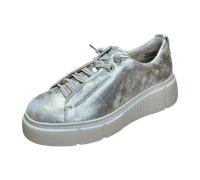 Paul Green Sneaker Keil Schuhe silber grau metallic 5418 für Damen, silber, Größe 41 EU / 7,5 UK