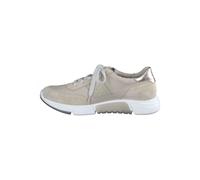 Paul Green Damen SUPER SOFT Sneaker mit Wechselfußbett, Frauen Low-Top Sneaker,Wechselfußbett,Plateausohle,Halbschuhe,Beige (IVORY/BISCUIT),38 EU / 5 UK