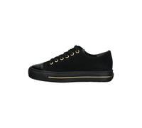 Paul Green Sneaker Schuhe schwarz Samt Lack 4977 - Größe 38