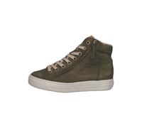 Paul Green Sneaker Nubukleder Oliv/Braun - 38