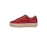 Sneaker PAUL GREEN "Paul Green Sneaker Nubukleder", Damen, Gr. 37,5, rot (wine), Nubukleder, Schuhe Sneaker (50413738-37,5) wine