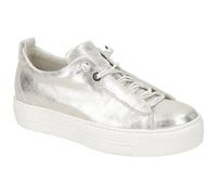 Paul Green Sneaker Plateau Schuhe silber grau metallic 5017 - Größe 37.5
