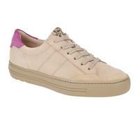 Paul Green Sneaker Schuhe beige lila Nubuck 5114 - Größe 38