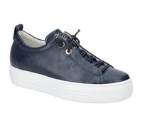 Paul Green Sneaker Schuhe blau weiß gold 5017 - Größe 40