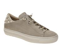 Paul Green Sneaker Schuhe grau Velour Perlen 5476 - Größe 42