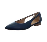 Paul Green Ballerinas blau Riemchen Verschluss 2992 für Damen, blau, Gr. 37 ½ EU / 4,5 UK