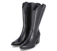Paul Green Stiefel 8115-024, Glattleder, Schwarz, Damen EU 6/39