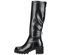 Paul Green Damen Langschaftstiefel 8141-006 – Leder, Reißverschluss, Schwarz – 38.5 EU / 5.5 UK