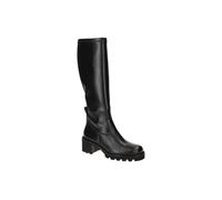 Paul Green Damen Langschaftstiefel, Frauen Klassische Stiefel,uebergangsstiefel,uebergangsschuhe,lederstiefel,Boots,Schwarz (Black),40.5 EU / 7 UK