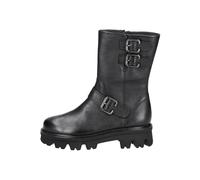 Bikerboots PAUL GREEN "Paul Green Stiefelette Glattleder", Damen, Gr. 40,5, schwarz, Glattleder, casual, Schuhe (49840035-40,5) schwarz