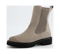 Paul Green Stiefelette grau Velour Chelsea Stil 8270 für Damen, grau, Größe 38 ½ EU / 5,5 UK