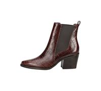Stiefelette PAUL GREEN "Paul Green Stiefelette Leder/Textil", Damen, Gr. 40, cigar, Leder, Textil, Schuhe Stiefelette (34924308-40) cigar