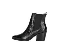 Stiefelette PAUL GREEN "Paul Green Stiefelette Leder/Textil", Damen, Gr. 41, schwarz, Leder, Textil, Schuhe Stiefelette (11481131-41) schwarz