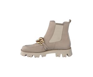 Paul Green Stiefelette Nubukleder Beige - 40