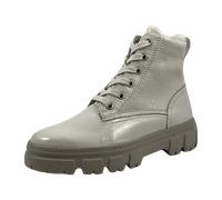Paul Green Stiefelette Schnürboot Damen Lack Beige für Damen, beige, Größe 37 ½ EU / 4,5 UK