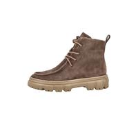 Paul Green Schnürboots - Gr. 40,5 - Braun - Rauleder