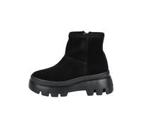 Paul Green Stiefelette Veloursleder Schwarz Warmfutter - 41
