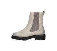 Stiefelette PAUL GREEN "Paul Green Stiefelette Veloursleder/Textil", Damen, Gr. 37,5, grau, Textil, Veloursleder, Schuhe Stiefelette (20232408-37,5) grau