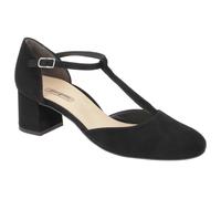 Paul Green T-Steg Pumps schwarz Samt Velour 3807 - Größe 38.5