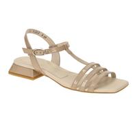 Paul Green T-Steg Sandalette taupe braun Lack 6150 - Größe 38.5