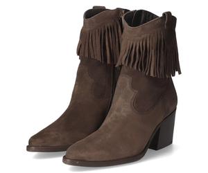 Paul Green Westernstiefeletten - Gr. 39 - Braun - Rauleder