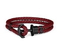 PAUL HEWITT Ankerarmband PHREP IP Schwarz Brombeere, 17 cm