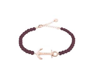 PAUL HEWITT - ARMKETTE - ANCHOR SPIRIT DARK MAUVE - rosegold
