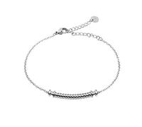 PAUL HEWITT Armkette Damen Silber Portside - Edelstahl Armband Damen mit Damen Schmuck Anhänger in Silber aus Edelstahl (Segeltau)