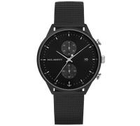 PAUL HEWITT - CHRONO - black sunray schwarz silber mesh / 190 MM / 42 MM