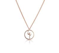 PAUL HEWITT Flamingo Halskette Damen Tropicool aus Edelstahl in IP Roségold