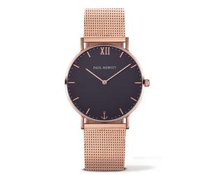 Paul Hewitt Uhren - Sailor Line - Roségold, Blau - 36 mm - Small - PH-SA-R-Sm-B-4S bicolor