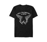 Paul McCartney - Wings Logo - T-Shirt - Schwarz - S - 100% Baumwolle,Jersey Schwarz S