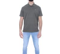 Paul & Shark COP1013-270 Polo in Cotone piquè Con Shark Badge Military Green Regular Fit Uomo (M, Military Green)