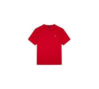 PAUL & SHARK COP1092-577 T-Shirt Logo Rundhalsausschnitt Herren Kurzarm Regular Fit 100% Baumwolle Rot, rot, XXL
