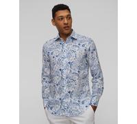 Paul&shark Gemustertes Leinenhemd Für Herren 25413222cf-f12 Weiß;Print XL